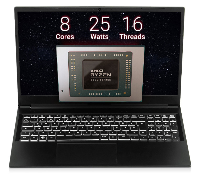 Una foto del Tuxedo Aura 15 Gen2